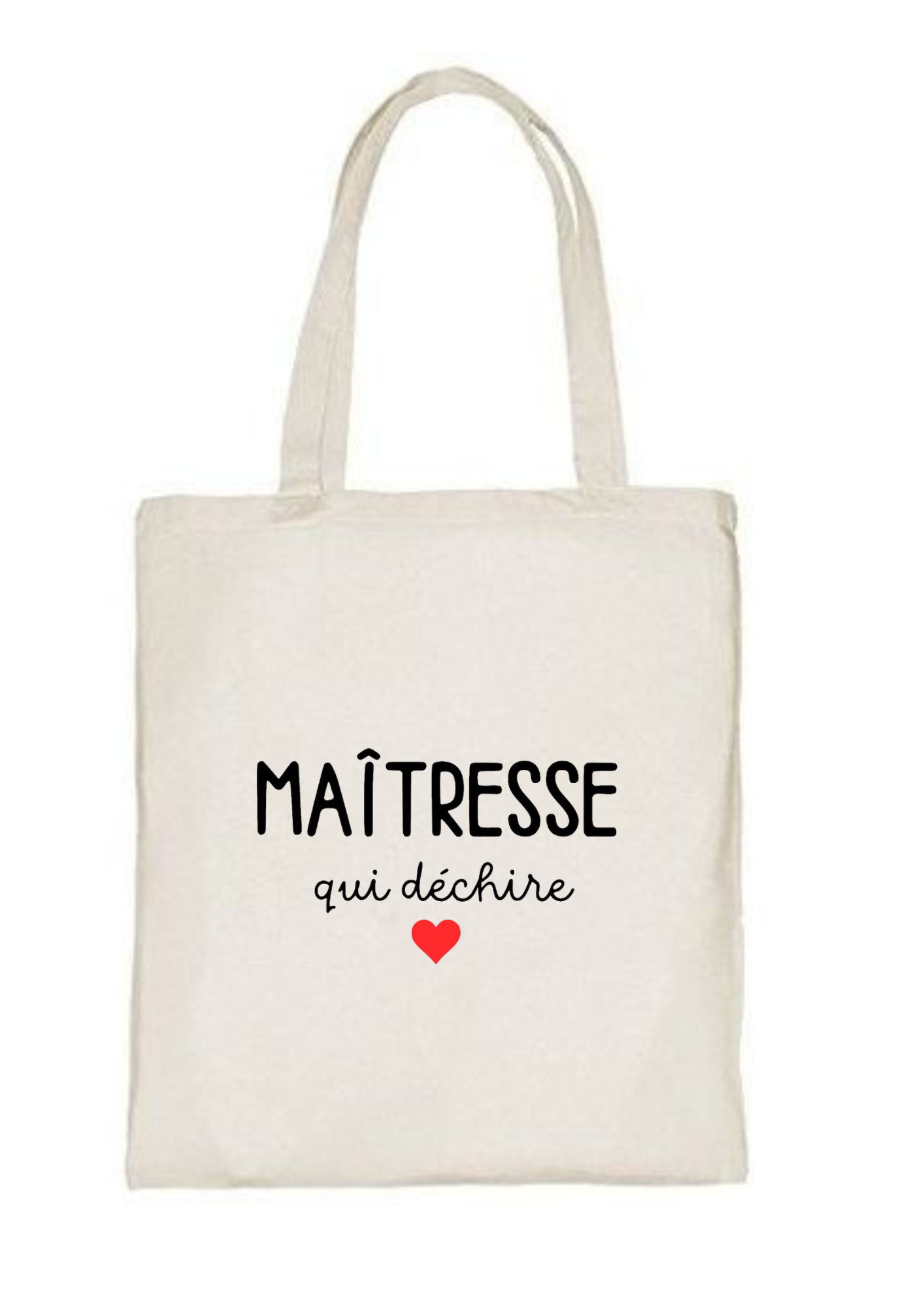Tote bag maitresse
