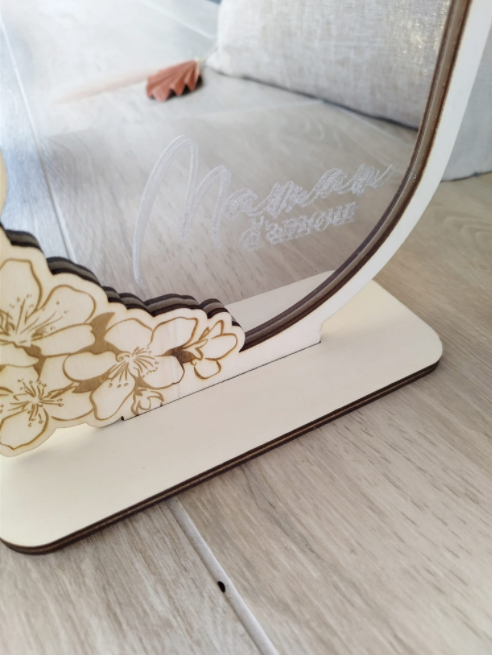 Miroir à poser "Maman d'amour"