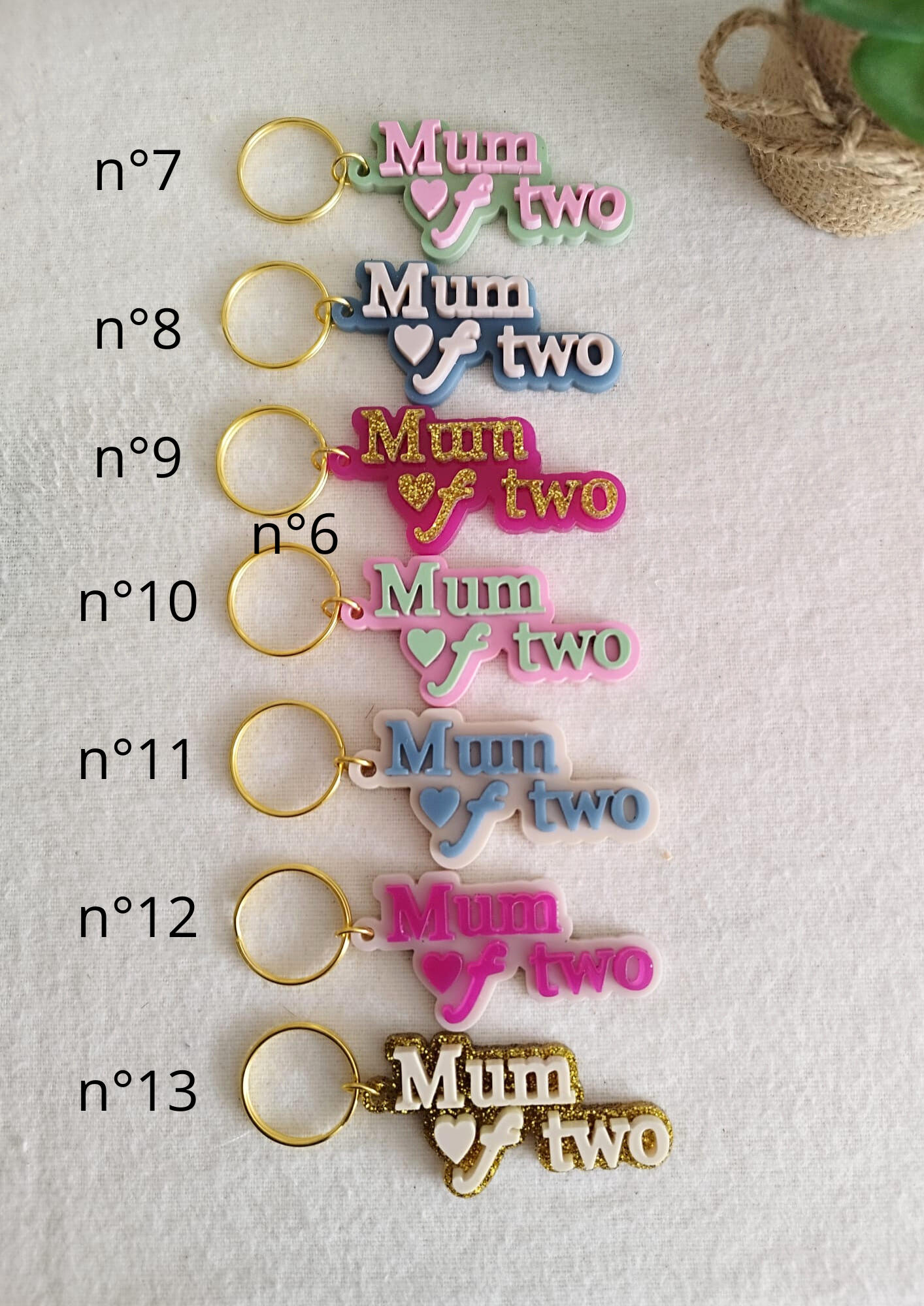 Porte clés "Mum of "