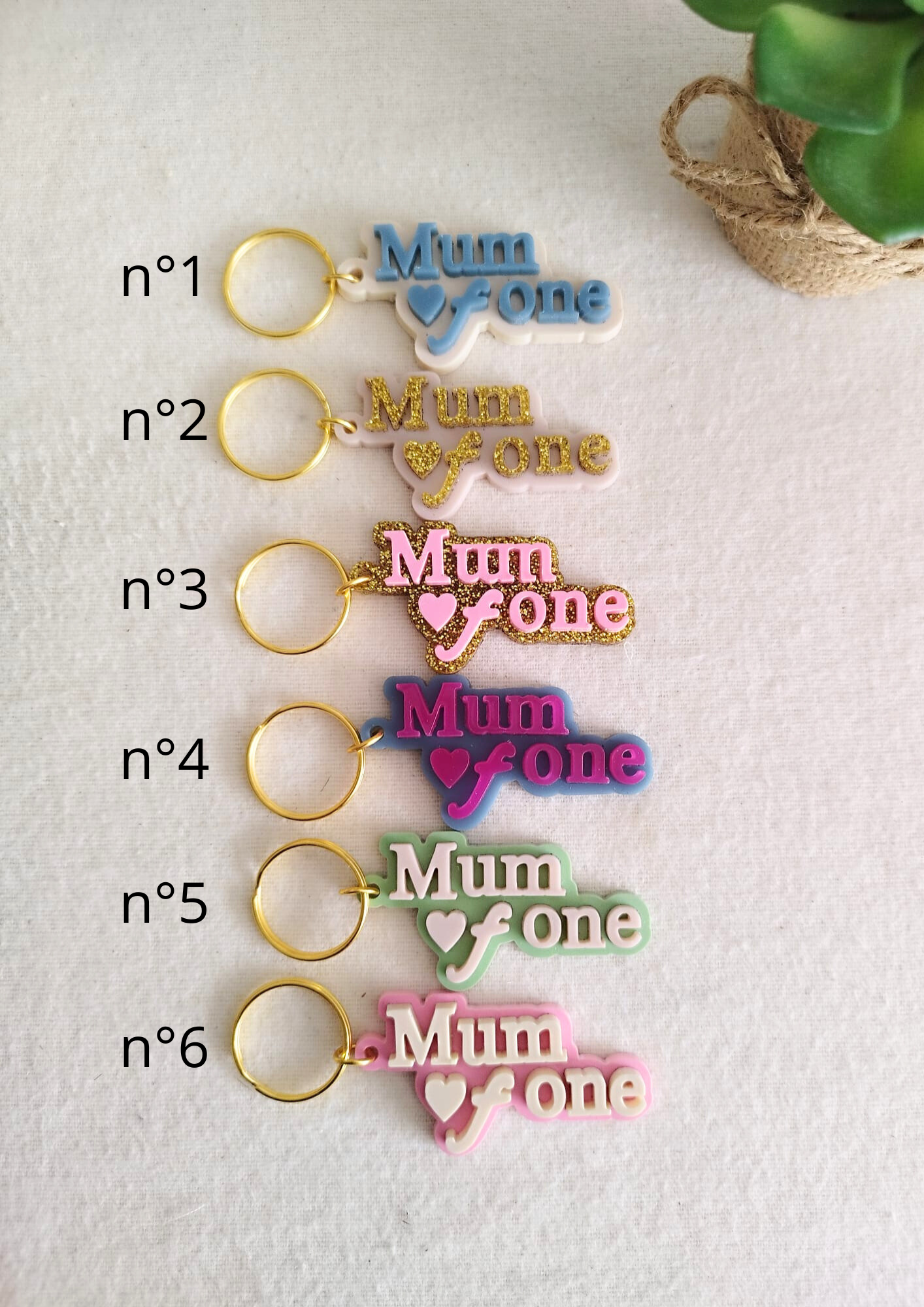 Porte clés "Mum of "