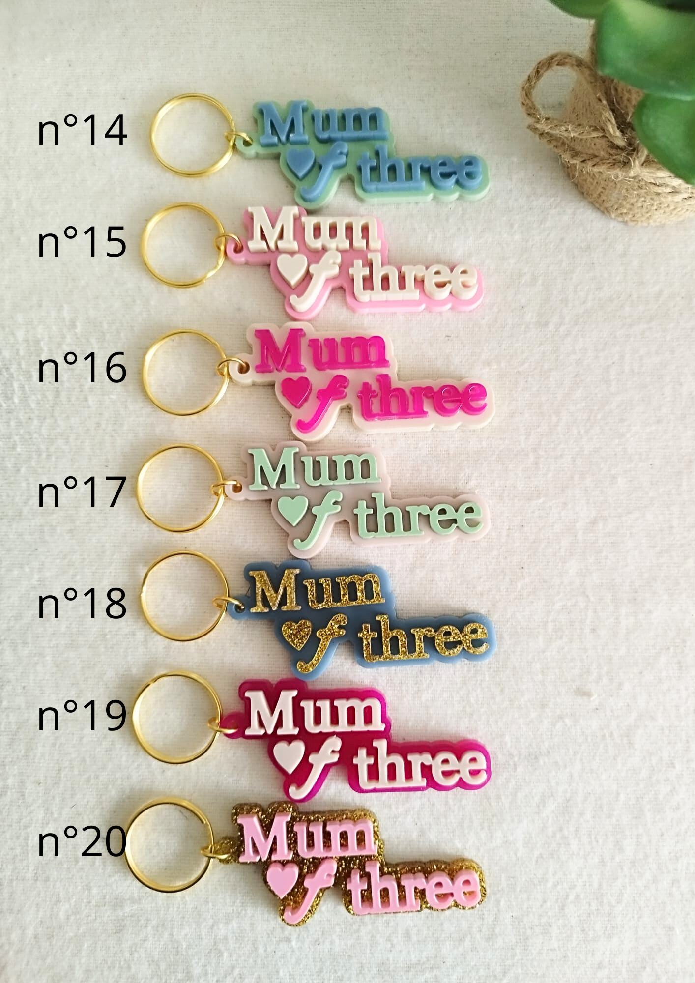 Porte clés "Mum of "