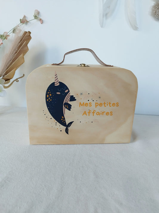 Boite en bois "Mes petites affaires"