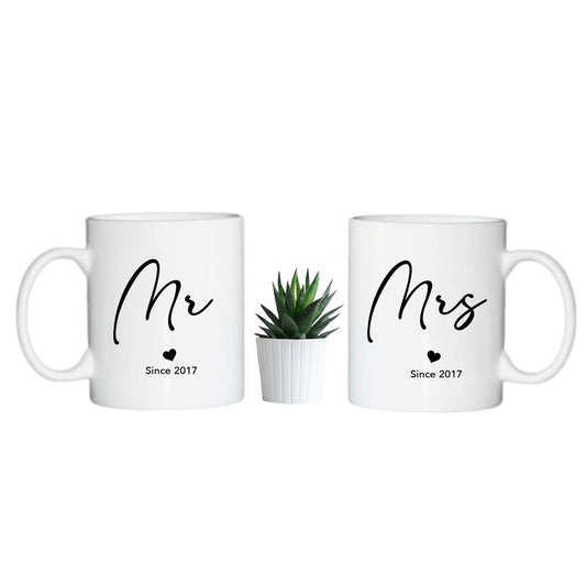 Lot de deux mugs