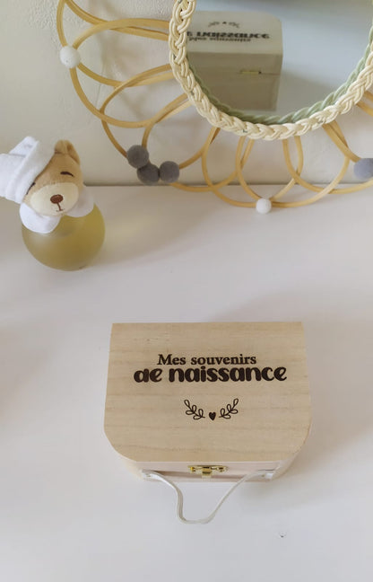 Boite "souvenirs de naissance"